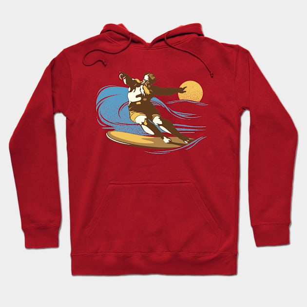 God Surfed Hoodie by tomburns